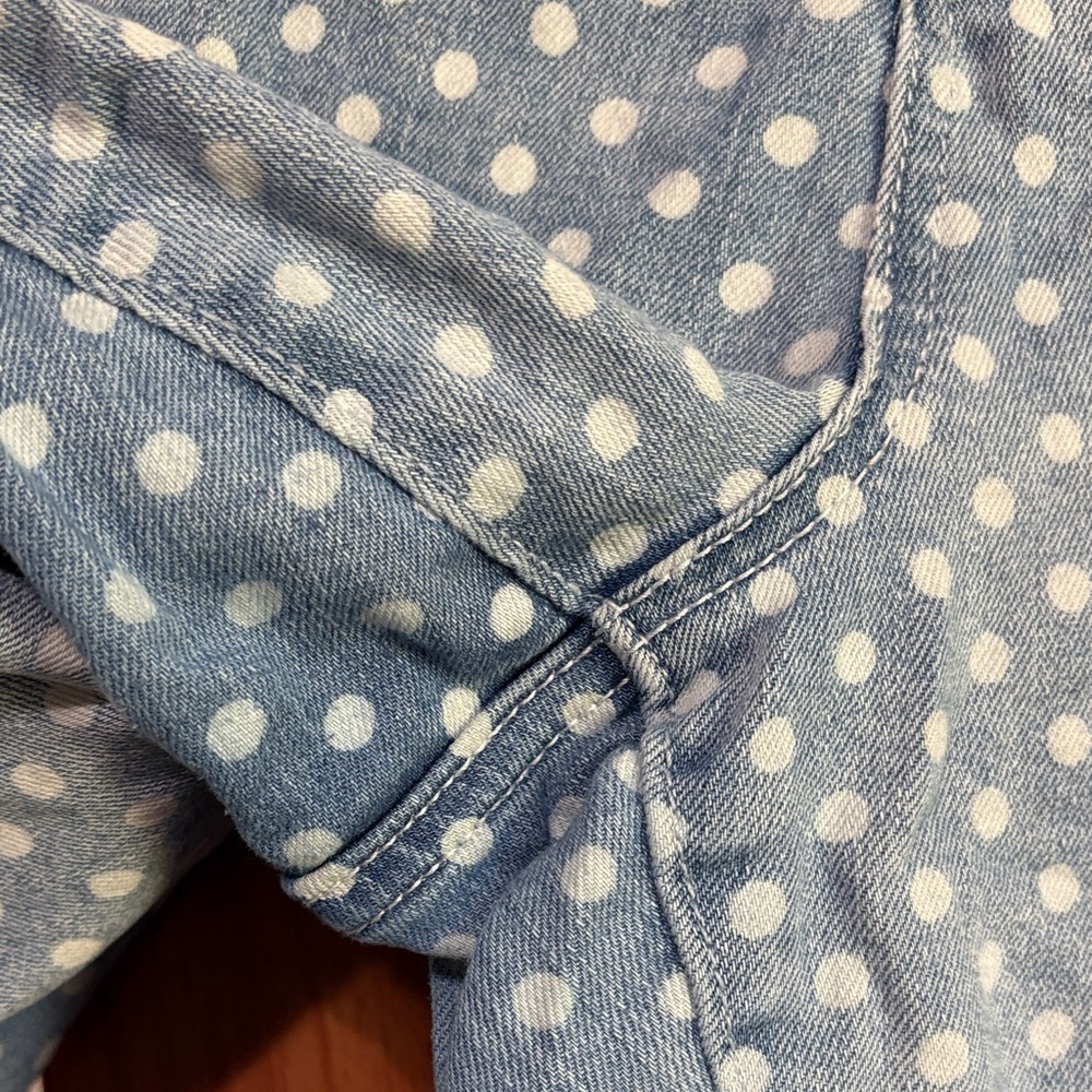 SEE BUNDLE for: LC Laure Conrad Worn Rugged Look Polka Dot Pants - Picture 3 of 6